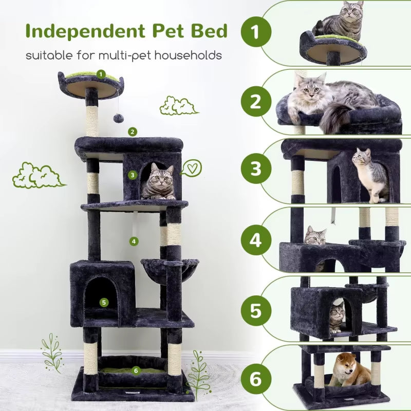 Heavy Duty Cat Tree for Large Cats,Sturdy Maine Cat Tree Suitable for Large Cats Heavy Duty Cat Tower,Suitable for Adult