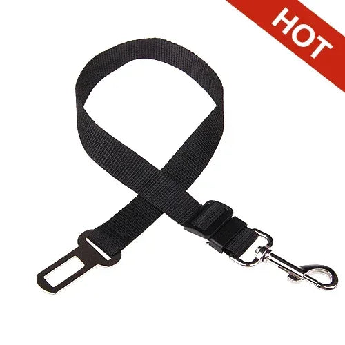 Adjustable Pet Cat Dog Car Seat Belt Pet Seat Vehicle Dog Harness Lead Clip Safety Lever Traction Dog Collars Dog Accessoires