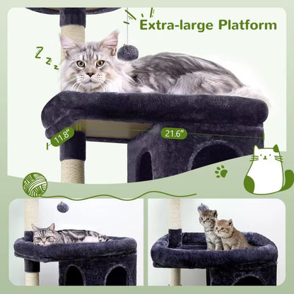 Heavy Duty Cat Tree for Large Cats,Sturdy Maine Cat Tree Suitable for Large Cats Heavy Duty Cat Tower,Suitable for Adult